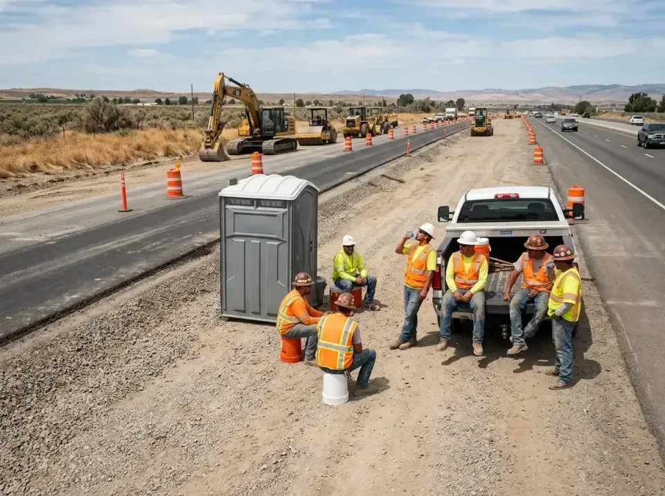 highway-road-construction-crew-007 — frequently asked questions, Porta Potty and Restroom Rentals in Dayton, OR
